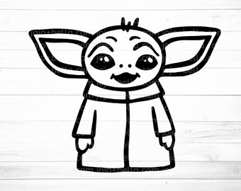 Download Free Baby Yoda Svg Baby Yoda Star Wars Svg Baby Yoda Png Yoda Etsy SVG Cut Files