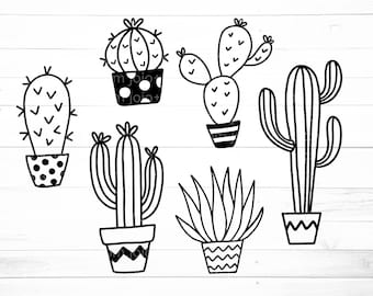 Free Free Cactus Outline Svg 198 SVG PNG EPS DXF File