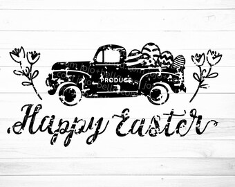 Easter Svg, Happy Easter Svg, Easter Truck Svg, Easter egg Svg, Grunge Svg, Spring Svg, Svg files,Easter Bunny SVG, Bunny Svg, Cricut