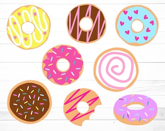 Donut svg, Doughnut svg, Donut Clipart, Donut Cut File, Donuts Svg, Donut Svg Bundle, Svg, Donut Birthday Svg, Cricut, Sprinkle Donut Svg