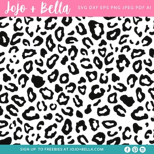 Leopard Print Svg, Leopard Print Pattern Svg, Leopard Print Cut File, Leopard Print Svg for Cricut, Sublimation Designs Downloads