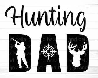 Jagddad Svg, Dad Svg, Vatertag svg, Papa Jagd Svg, Jagd Svg, Dad T-Shirt Svg, Dad Appreciation, Papa, Jagd Svg, Familie Cut Dateien