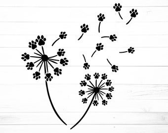 Dandelion Svg Etsy