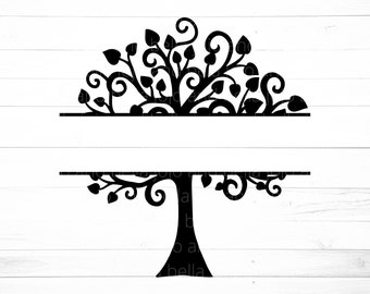 Family Tree split Svg, Family Tree Svg, Family Svg, Svg, Family Reunion Svg, Svg files for Cricut, sublimation design downloads
