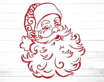 Download Father Christmas Svg Etsy