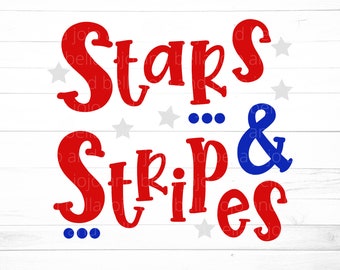 4th of July Svg, Stars and Stripes SVG, Fourth of July Svg, America Svg, USA svg, Svg files for Cricut, Sublimation Designs Downloads