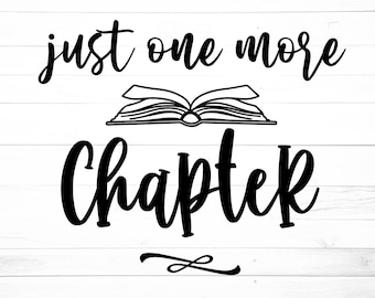One More Chapter Svg Etsy