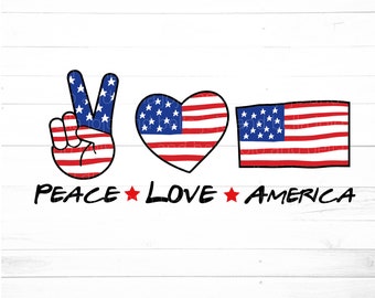 Download Love America Svg Etsy