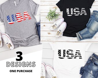 USA svg, 4th of July, Fourth of July Svg, Patriotic Svg, American Flag Svg, Svg files for Cricut, Silhouette, Sublimation Designs Downloads