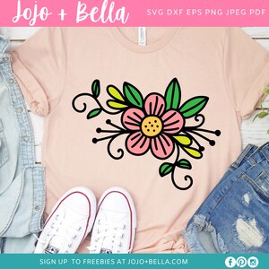 Flowers svg, Bouquet svg, flower svg, botanical svg, Floral SVG, Wedding Svg, Shirt Svg, Cricut project, Silhouette Cameo, Cricut Joy