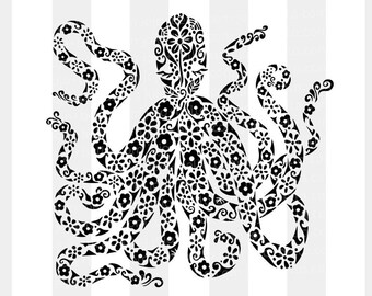 Download Mandala Octopus Svg Etsy