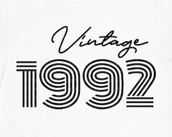 Vintage Birthday Svg, Birthday Svg, Happy Birthday Svg, Birthday Girl Svg, Svg, Birthday Shirt Svg, 40th Birthday Svg, Svg files for Cricut