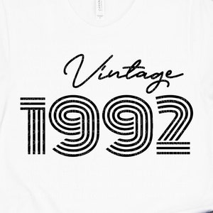 Vintage Birthday Svg, Birthday Svg, Happy Birthday Svg, Birthday Girl Svg, Svg, Birthday Shirt Svg, 40th Birthday Svg, Svg files for Cricut