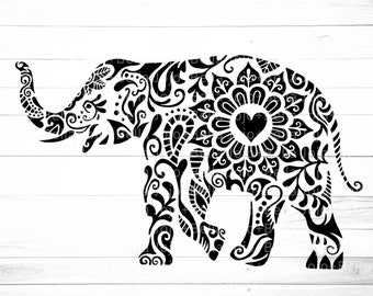 Download Download Easy Mandala Elephant Svg Free for Cricut ...