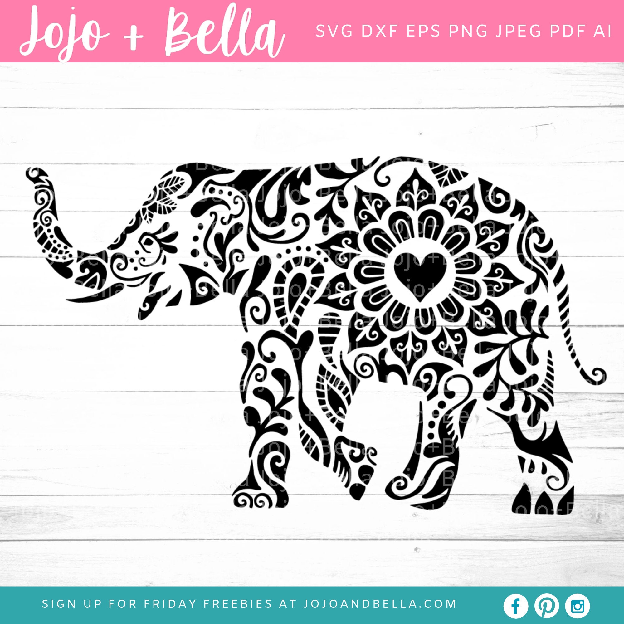 Free Free Elephant Mandala Svg Free 200 SVG PNG EPS DXF File