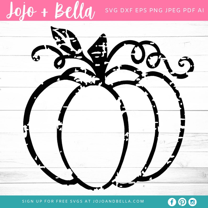 Distressed Pumpkin Svg Pumpkin Svg Grunge Pumpkin Svg Etsy