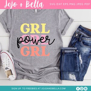 Grl Power Svg, Retro Svg, Boho Svg, Independent Women SVG, Woman SVG, Female SVG, Motivation svg, Svg Dateien für Cricut, Silhouette