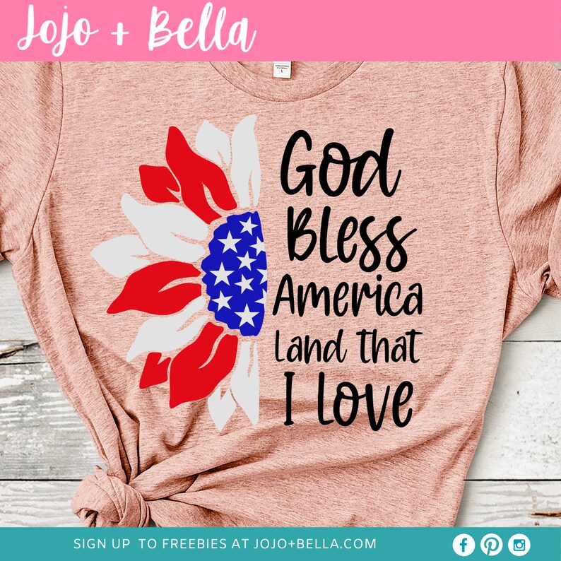 Sublimation Designs Downloads Fourth of July Svg 4th of July Svg Svg files for Cricut Patriot svg Sunflower Svg America Svg