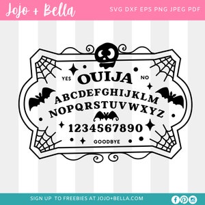 Ouija Board SVG, Halloween svg for shirts, Happy halloween svg, Funny halloween svg, Trick or treat svg, Boo svg, Spooky season svg,