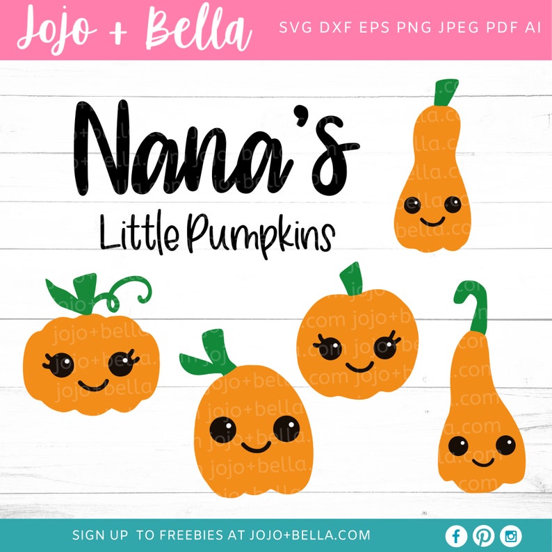 Download Nana's Little Pumpkins Svg Halloween Svg Fall Svg | Etsy