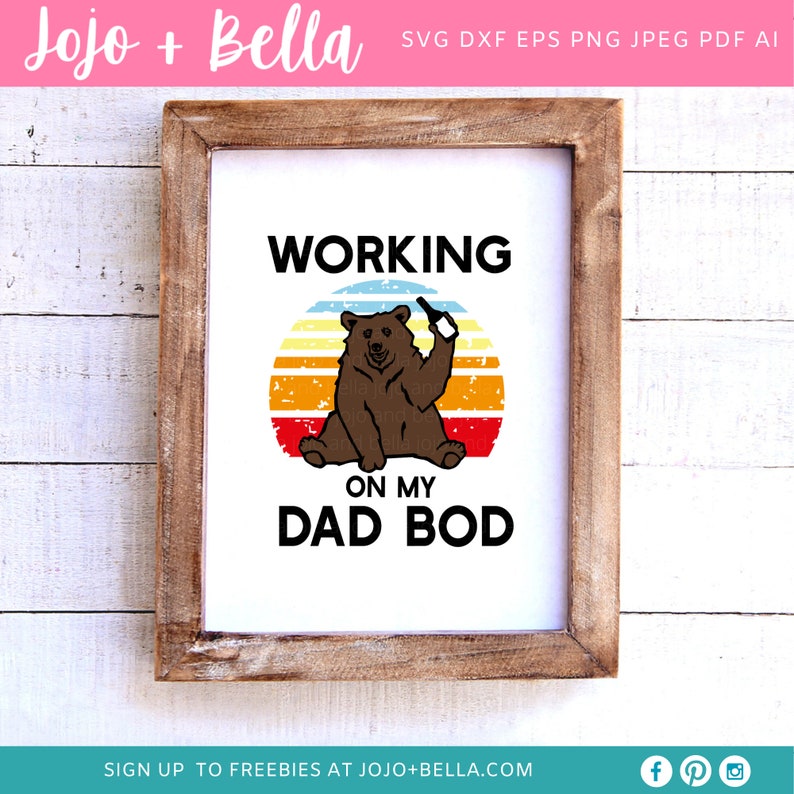 Download Working on my Dad Bod Svg Dad Svg Father's Day Svg Dad | Etsy
