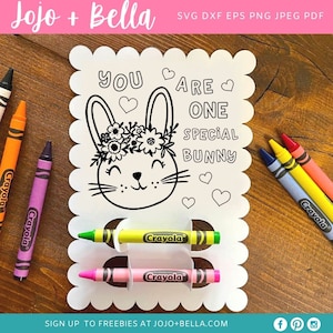 Osterkarte für Kinder mit Buntstift, SVG-Dateien für Cricut