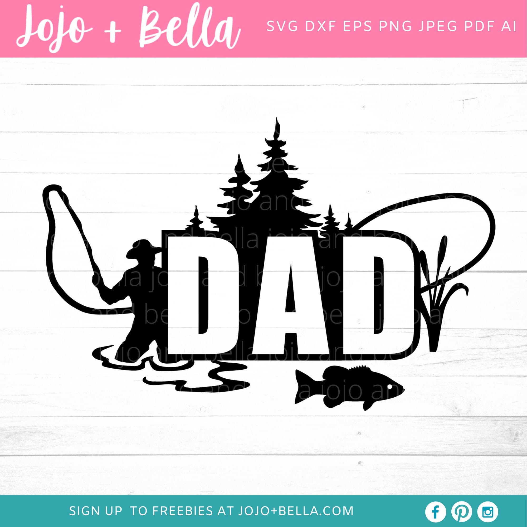 Fishing Dad Svg Dad Svg Fathers Day Svg Dad Fishing Svg - Etsy