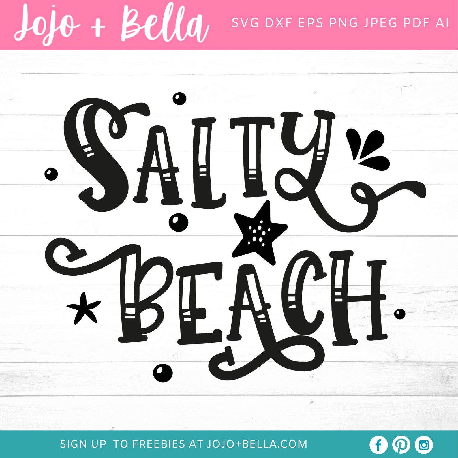 Salty Beach Svg Summer SVG Beach Svg beachlife Svg Sun - Etsy