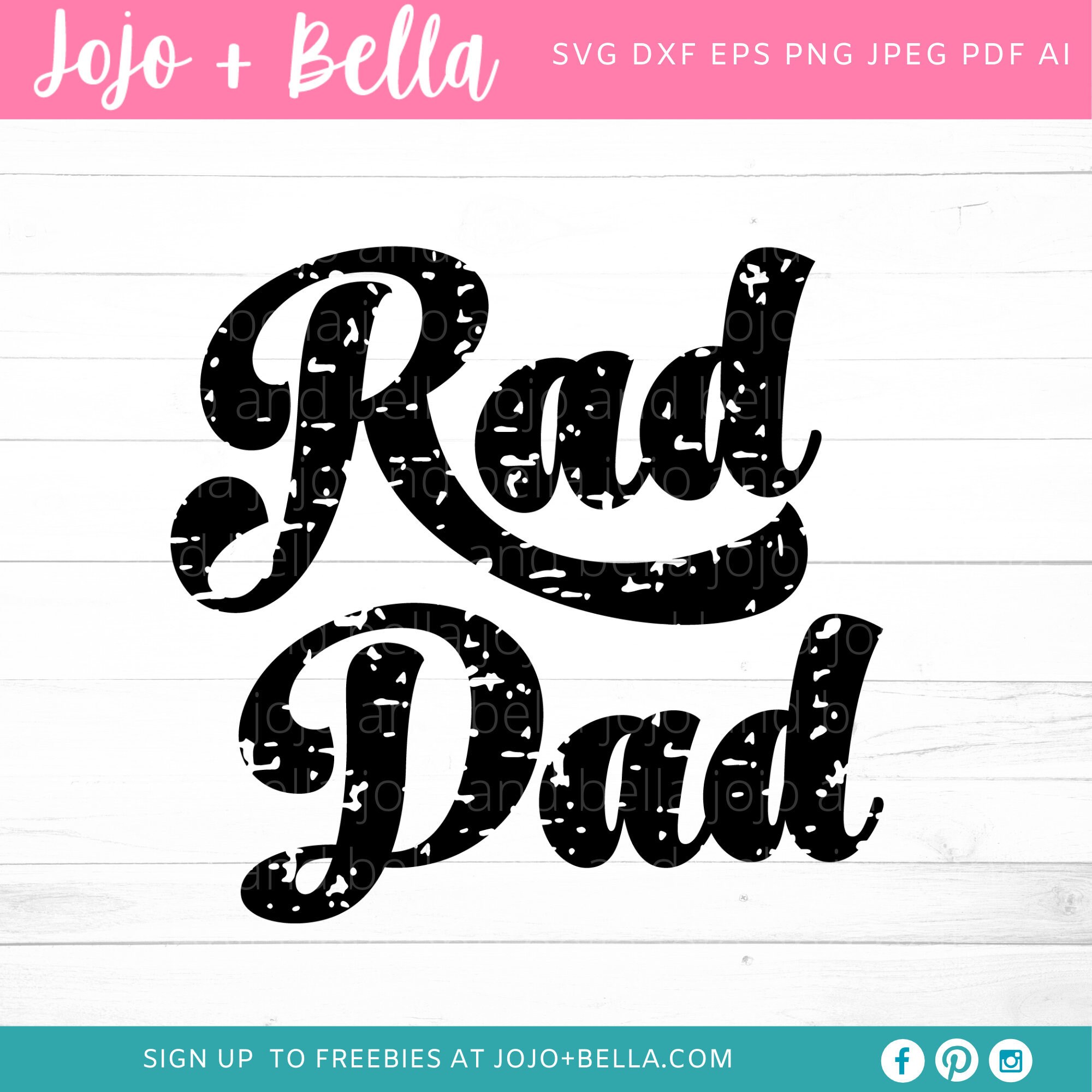 Download Rad Dad Svg Dad Svg Fathers Day Svg Dad Shirt Svg Svg Etsy