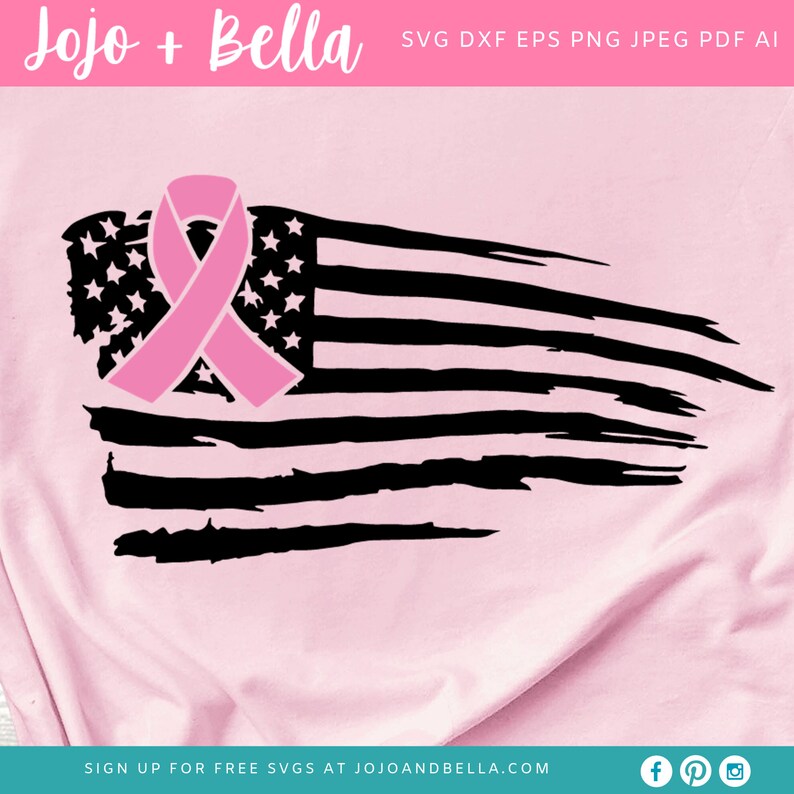 S4E Distressed White Ribbon Breast Cancer Awareness Women's T-Shirt – Graphic Tee, Designed In USA