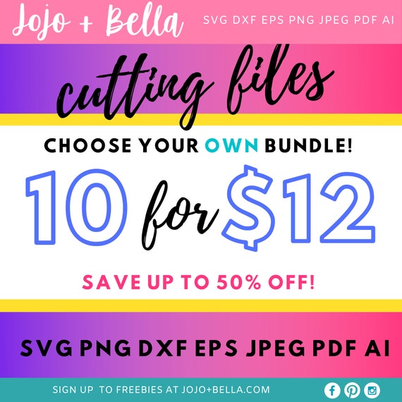 Download Svg Bundle Choose Your Own Bundle Custom Svg Create Your Etsy PSD Mockup Templates
