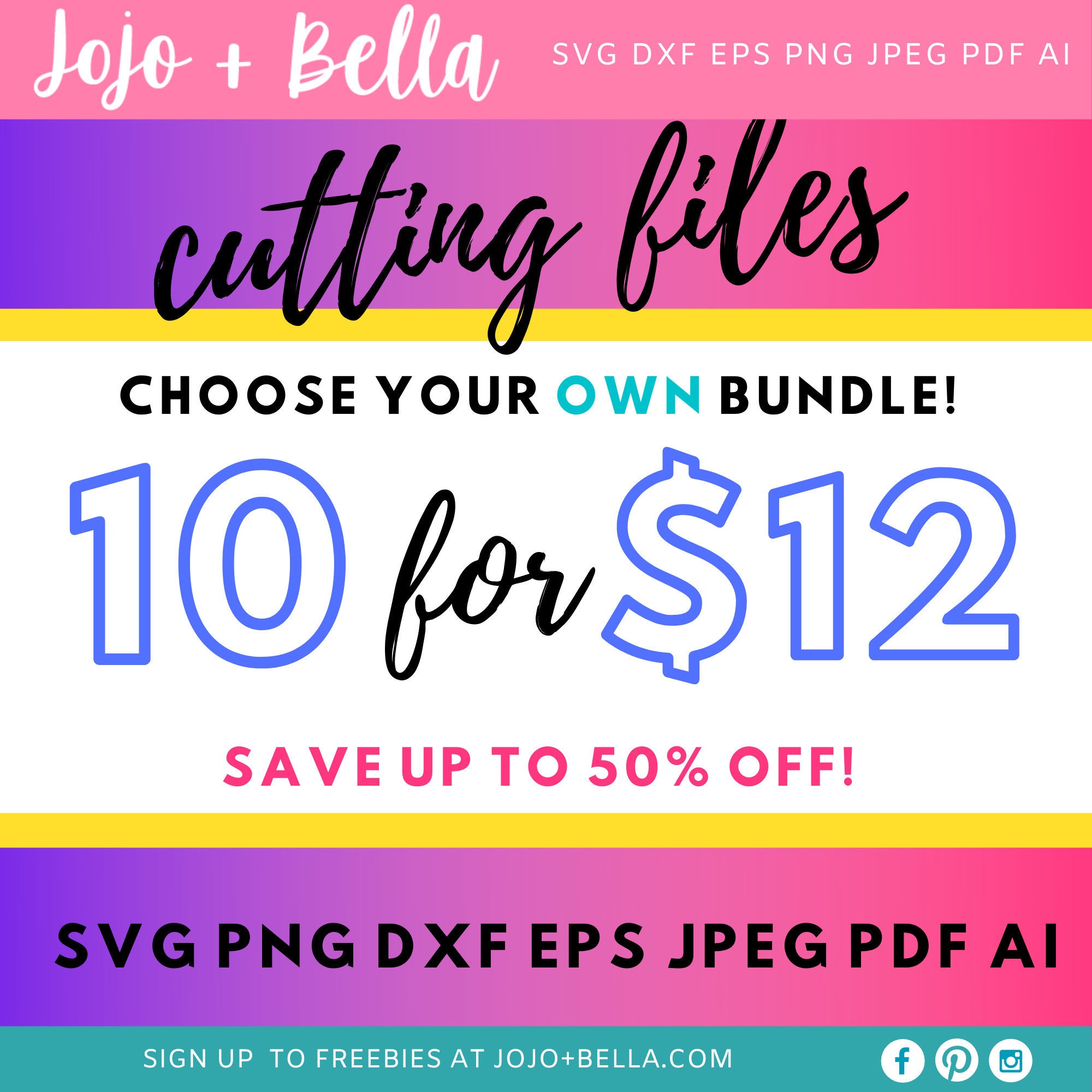 Download Svg Bundle Choose Your Own Bundle Custom Svg Create Your Etsy