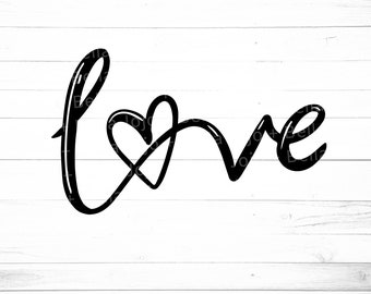 Love SVG, Love Sign Svg, Love Shirt Svg, Love svg files, Valentines Svg Files, Love Heart Quote Svg, Svg Files for Cricut, Silhouette