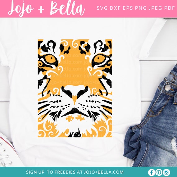 Tiger Face Svg Tiger Svg Tiger Png Tiger Cut File Tigers | Etsy