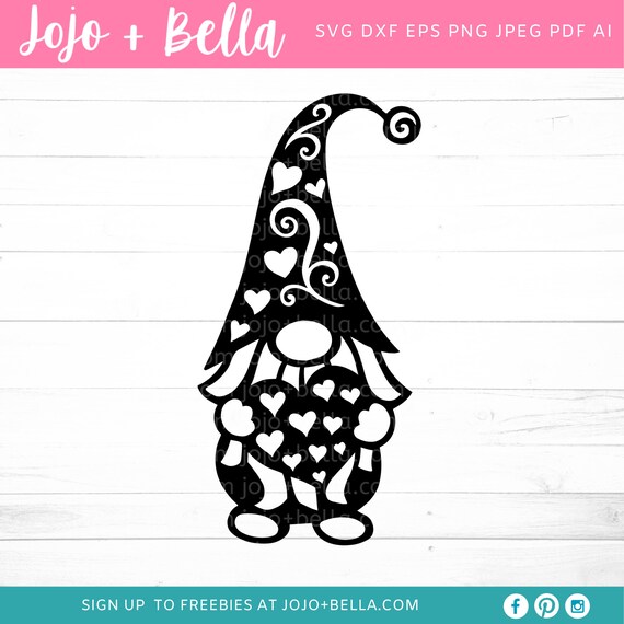 Download Mandala Gnome Svg Valentines Gnome Svg Valentinstag Gnome ...