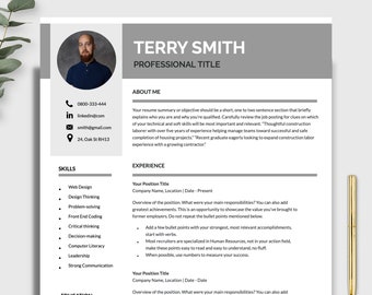 Resume google docs, Word resume template, Resume design, Marketing resume, Resume template modern, Resume Template for Men
