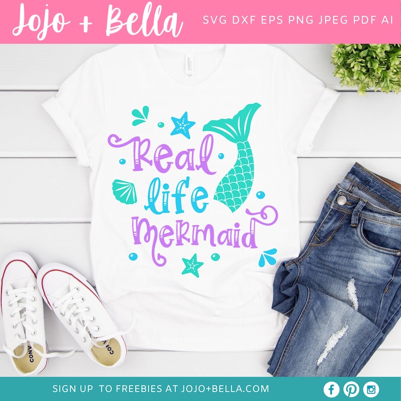 Download Real Life Mermaid Svg Mermaid SVG Summer Svg Beach Svg | Etsy