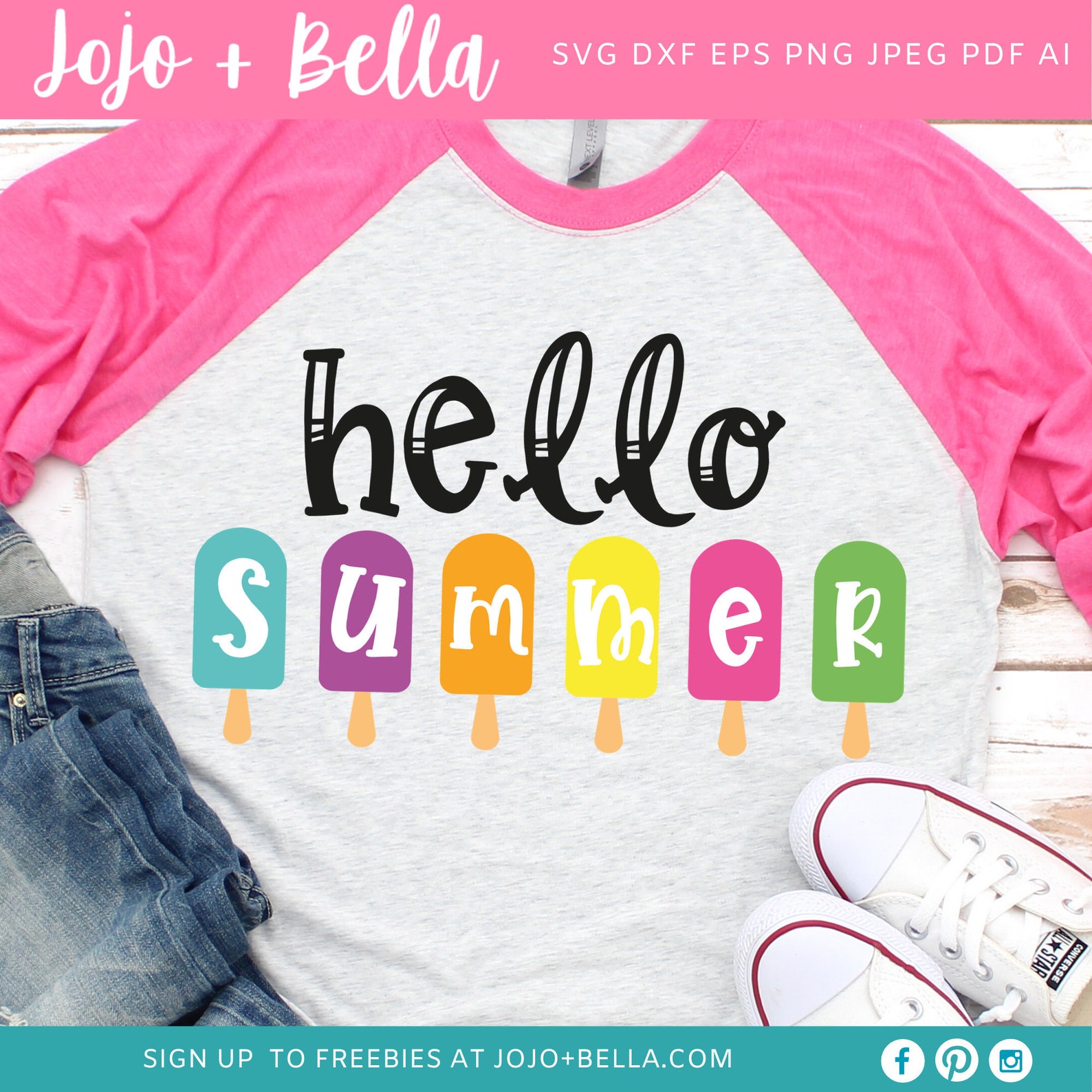 Download Hello Summer SVG Summer Svg Ice cream Svg Boho svg Sun | Etsy
