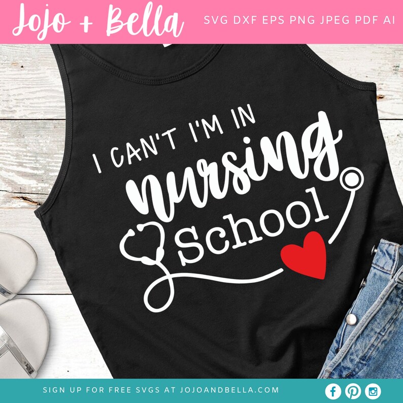Download I'm In Nursing School Svg Nurse Svg Nurses Week Nurse | Etsy