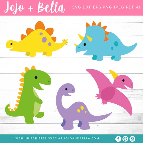 Download Dinosaur Svg Bundle Baby Dinosaur Svg Birthday Pack Etsy Yellowimages Mockups