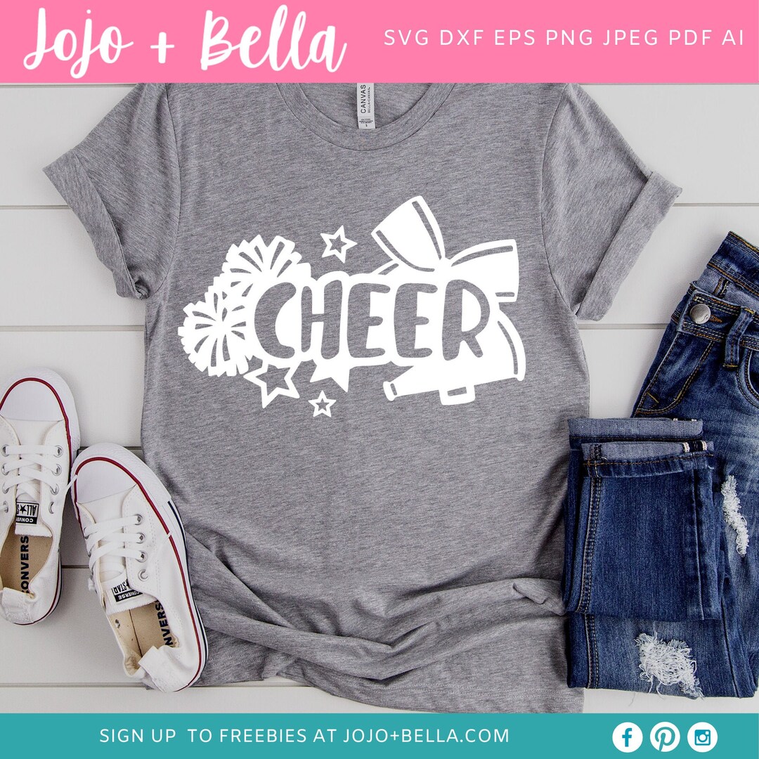 Cheer Svg, Cheerlife SVG, Cheerleading Svg, Megaphone Svg, Cheerleader