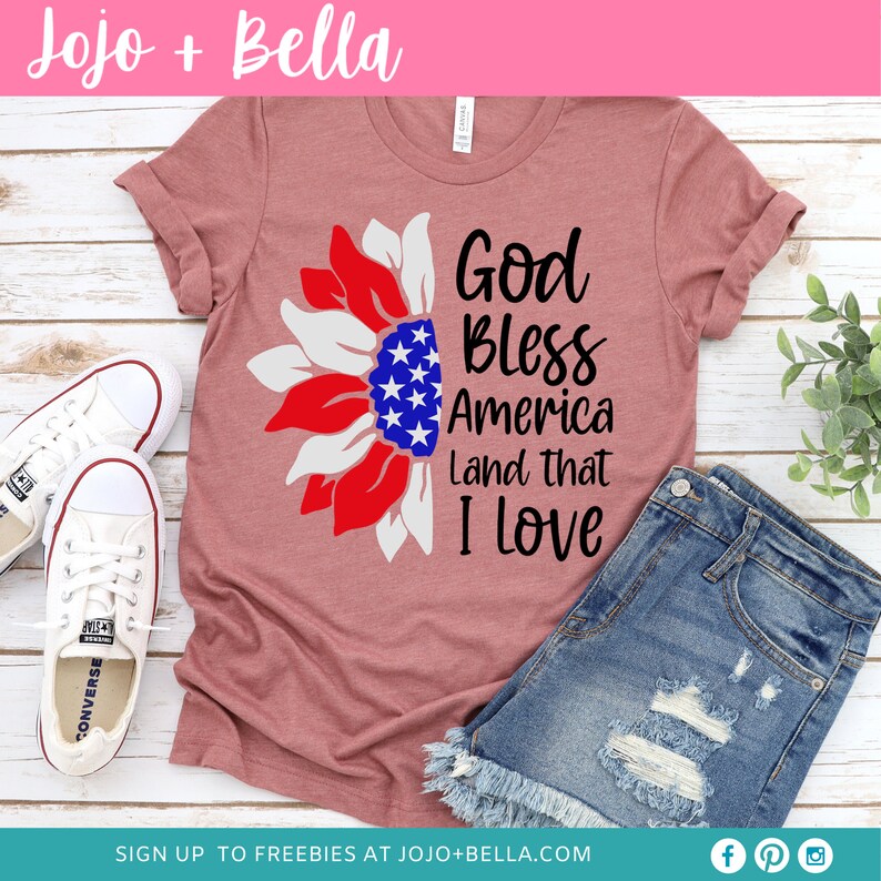 Sublimation Designs Downloads Fourth of July Svg 4th of July Svg Svg files for Cricut Patriot svg Sunflower Svg America Svg