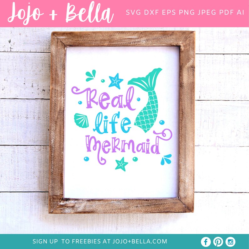 Download Real Life Mermaid Svg Mermaid SVG Summer Svg Beach Svg | Etsy