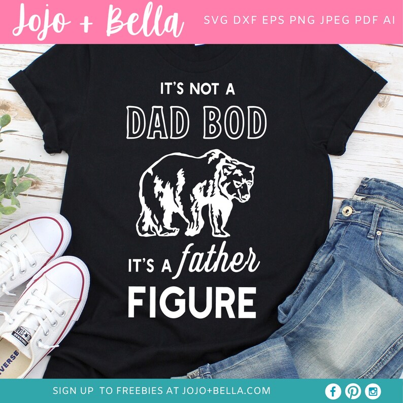 Download It's Not A Dad Bod It's A Father Figure Svg Dad Svg | Etsy