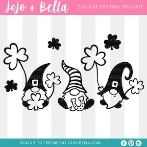 St Patricks Day Svg, Irish Gnomes Svg, St Paddy's Day Svg, St Patricks Svg, Gnome Svg, St Patrick's Day Svg files for Cricut, Sublimation