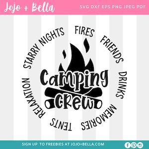Camping Crew SVG, Camping svg, camping tumbler svg, cmaping bucket svg, camping shirt svg, Camp svg, Camping Mug svg, camping fire svg