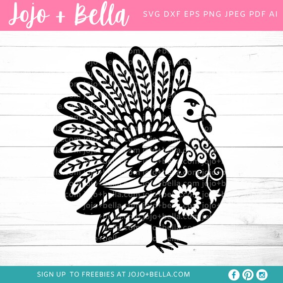 Download Turkey Svg Thanksgiving Svg Mandala Svg Fall Svg Etsy