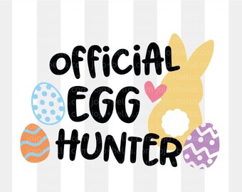 Osterei SVG, Offizieller Eierjäger SVG, Osterei SVG, Osterei Schneidedatei, Ostern, Ei, Svg Dateien für Cricut, Sublimation Designs Downloads