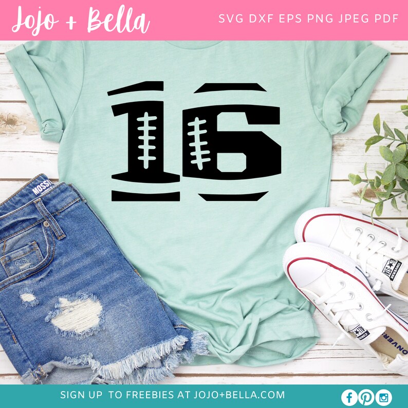Football Numbers Svg Jersey Numbers Football Number Svg Etsy