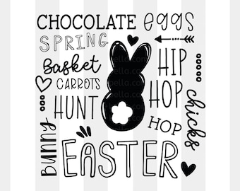Easter SVG, Bunny Svg, Happy Easter Svg, Easter cut File, Easter Sign Svg, Easter Shirt Svg, Svg Files for Cricut, Sublimation Designs